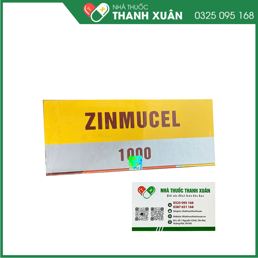 Zinmucel 1000 hỗ trợ tăng cường sức đề kháng